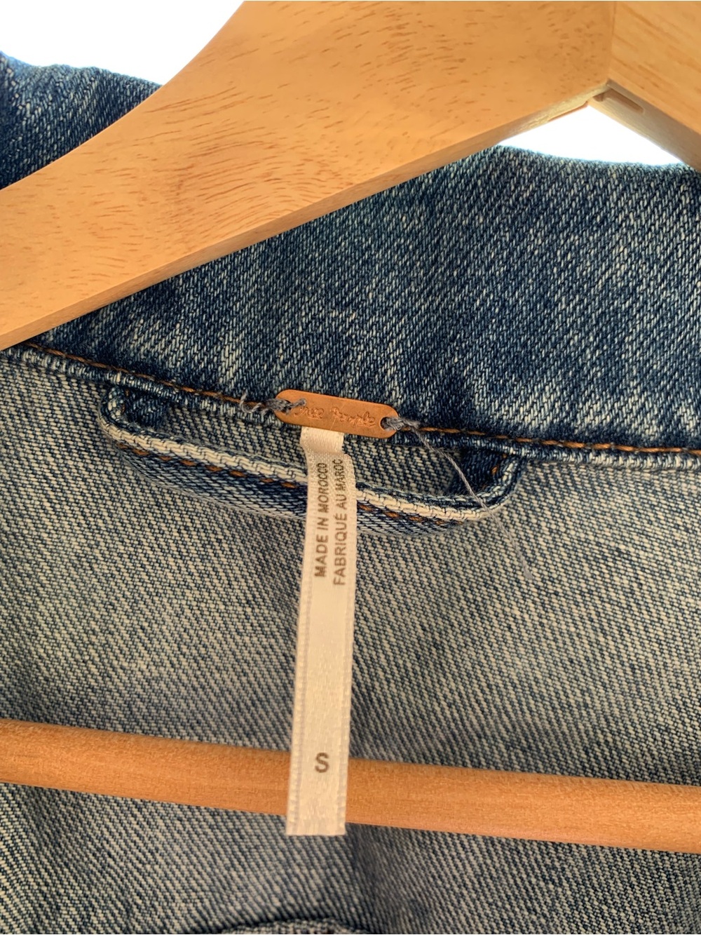 Free People Blue Denim Jacket - Women - Picture 3 of 3